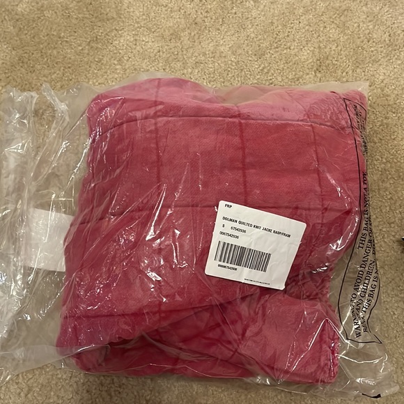 RARE Free People Dolman Quilted Knit Jacket in Lovebird NWT - Picture 11 of 11